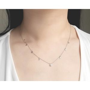 Delicate Luna Necklace | Sterling Silver